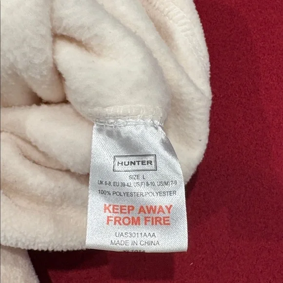 Hunter Off-White Boot  Socks - Picture 4 of 4